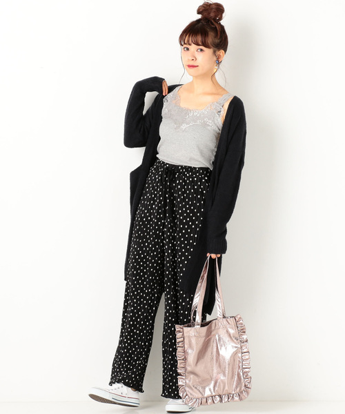 archives（アルシーヴ）の「フェザーロングトッパーカーディガン（カーディガン/ボレロ・レディース・オフホワイト/ブラック/グレー・MEDIUM）」の2枚目の写真