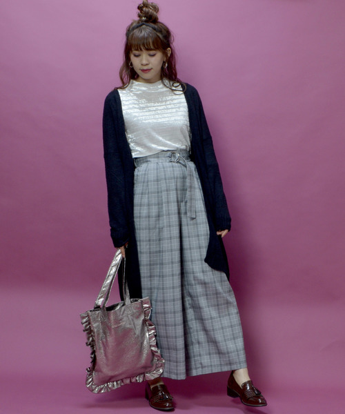 archives（アルシーヴ）の「フェザーロングトッパーカーディガン（カーディガン/ボレロ・レディース・オフホワイト/ブラック/グレー・MEDIUM）」の9枚目の写真