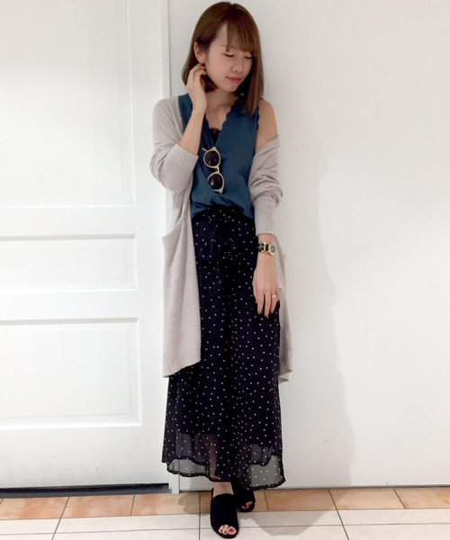 archives（アルシーヴ）の「フェザーロングトッパーカーディガン（カーディガン/ボレロ・レディース・オフホワイト/ブラック/グレー・MEDIUM）」の13枚目の写真