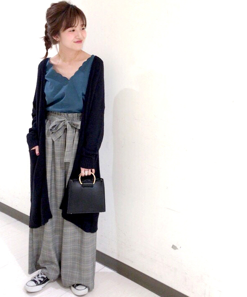 archives（アルシーヴ）の「フェザーロングトッパーカーディガン（カーディガン/ボレロ・レディース・オフホワイト/ブラック/グレー・MEDIUM）」の10枚目の写真