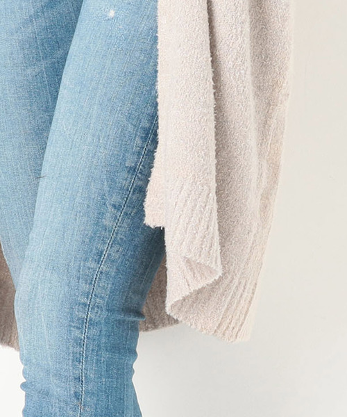 archives（アルシーヴ）の「フェザーロングトッパーカーディガン（カーディガン/ボレロ・レディース・オフホワイト/ブラック/グレー・MEDIUM）」の22枚目の写真