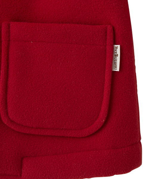 HOT BISCUITS（ホットビスケッツ）の「フリースボンディング ダッフルコート（ダッフルコート・キッズ・ネイビー/レッド/ベージュ・80ｃｍ/90cm）」の15枚目の写真