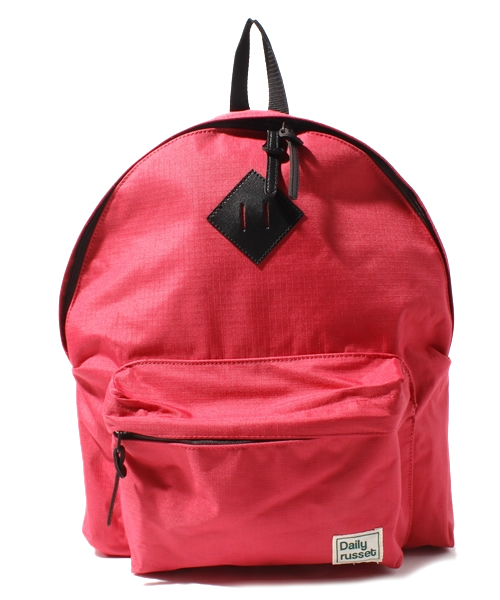 russet（ラシット）の「【Daily】ナイロンリップリュック（バックパック/リュック・レディース・ベージュ/ネイビー/レッド/グリーン・FREE）」の4枚目の写真