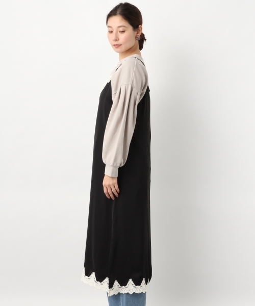 LEPSIM（レプシィム）の「レースツカイキャミワンピース　779649（ワンピース・レディース・ブラック/グレー/イエロー/グリーン・MEDIUM/LARGE）」の16枚目の写真