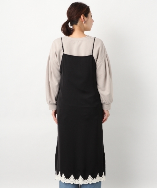 LEPSIM（レプシィム）の「レースツカイキャミワンピース　779649（ワンピース・レディース・ブラック/グレー/イエロー/グリーン・MEDIUM/LARGE）」の11枚目の写真