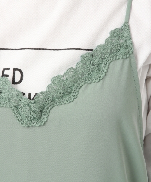 LEPSIM（レプシィム）の「レースツカイキャミワンピース　779649（ワンピース・レディース・ブラック/グレー/イエロー/グリーン・MEDIUM/LARGE）」の13枚目の写真