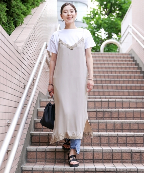 LEPSIM（レプシィム）の「レースツカイキャミワンピース　779649（ワンピース・レディース・ブラック/グレー/イエロー/グリーン・MEDIUM/LARGE）」の21枚目の写真