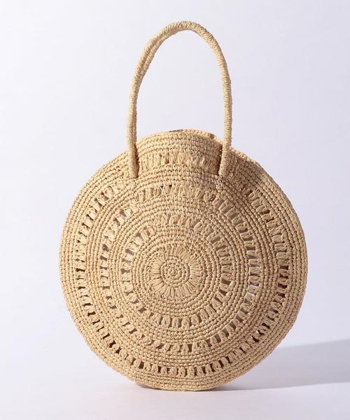 ODETTE E ODILE（オデットエオディール）の「MAISON N.H CERCLE M（かごバッグ・レディース・ライトグレー/ダークブラウン/ナチュラル/オレンジ系その他・FREE）」の11枚目の写真