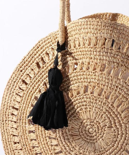 ODETTE E ODILE（オデットエオディール）の「MAISON N.H CERCLE M（かごバッグ・レディース・ライトグレー/ダークブラウン/ナチュラル/オレンジ系その他・FREE）」の13枚目の写真