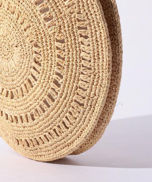 ODETTE E ODILE（オデットエオディール）の「MAISON N.H CERCLE M（かごバッグ・レディース・ライトグレー/ダークブラウン/ナチュラル/オレンジ系その他・FREE）」の5枚目の写真