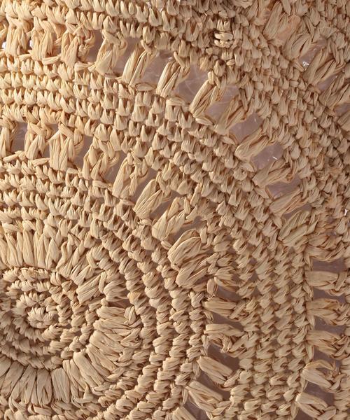 ODETTE E ODILE（オデットエオディール）の「MAISON N.H CERCLE M（かごバッグ・レディース・ライトグレー/ダークブラウン/ナチュラル/オレンジ系その他・FREE）」の6枚目の写真