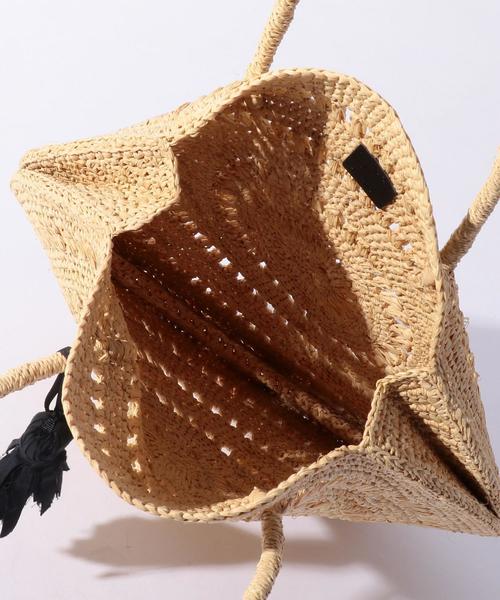 ODETTE E ODILE（オデットエオディール）の「MAISON N.H CERCLE M（かごバッグ・レディース・ライトグレー/ダークブラウン/ナチュラル/オレンジ系その他・FREE）」の7枚目の写真