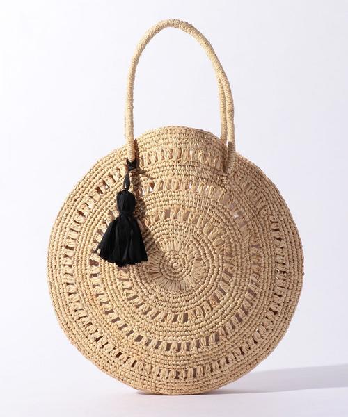 ODETTE E ODILE（オデットエオディール）の「MAISON N.H CERCLE M（かごバッグ・レディース・ライトグレー/ダークブラウン/ナチュラル/オレンジ系その他・FREE）」の9枚目の写真