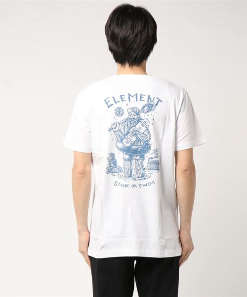 ELEMENT(エレメント)の「ELEMENT メンズ 【TIMBER!】 RIVER KEEPER SS Tシャツ(Tシャツ/カットソー・メンズ・ホワイト・LARGE/MEDIUM/X-LARGE)」の3枚目の写真