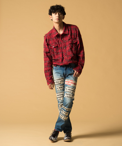 GLAMB by glamb(グラムバイグラム)の「Lyrics denim(デニム GLAMB by glamb(グラムバイグラム)の「Lyrics denim(デニム
