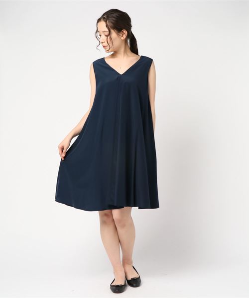 12Twelve Agenda(トゥエルブ アジェンダ)の「Aラインジャンスカ(ドレス・レディース・グリーン/チェリーピンク/ネイビー・M)」の2枚目の写真