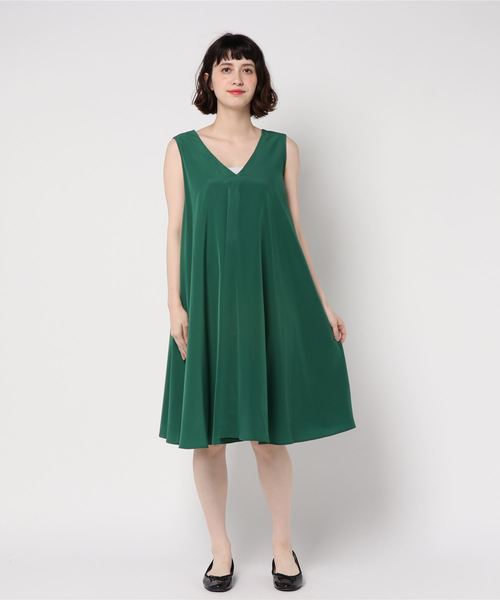 12Twelve Agenda(トゥエルブ アジェンダ)の「Aラインジャンスカ(ドレス・レディース・グリーン/チェリーピンク/ネイビー・M)」の1枚目の写真