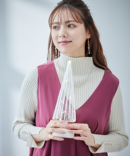 12Twelve Agenda(トゥエルブ アジェンダ)の「Aラインジャンスカ(ドレス・レディース・グリーン/チェリーピンク/ネイビー・M)」の14枚目の写真