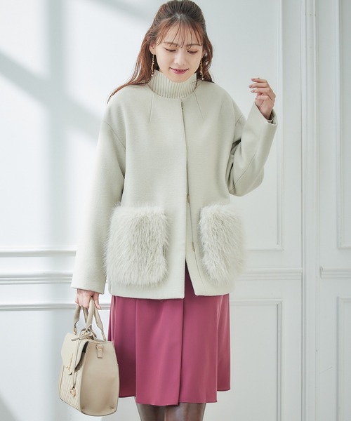 12Twelve Agenda(トゥエルブ アジェンダ)の「Aラインジャンスカ(ドレス・レディース・グリーン/チェリーピンク/ネイビー・M)」の16枚目の写真