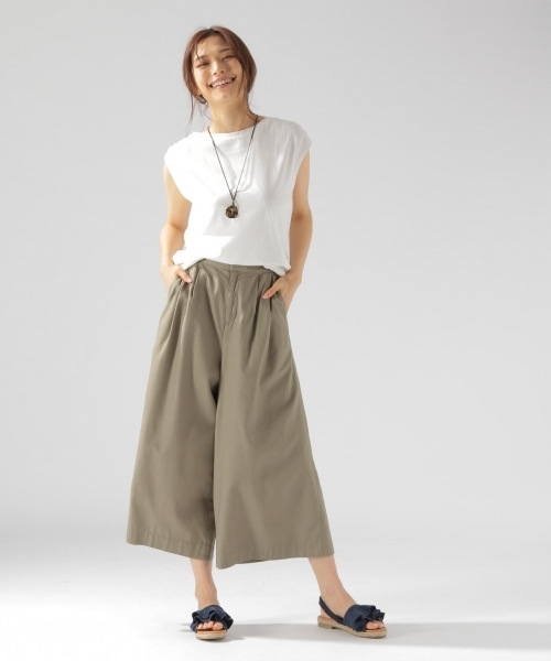 BAYFLOW（ベイフロー）の「GOOD PRICE／ショルダーギャザープルオーバー（Tシャツ/カットソー・レディース・ピンク/ブルー/オフホワイト・MEDIUM/SMALL）」の4枚目の写真