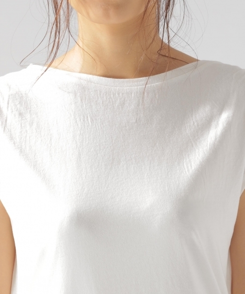 BAYFLOW（ベイフロー）の「GOOD PRICE／ショルダーギャザープルオーバー（Tシャツ/カットソー・レディース・ピンク/ブルー/オフホワイト・MEDIUM/SMALL）」の10枚目の写真