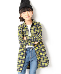 devirock | ネルチェックワンピース ネルシャツ(ワンピース)