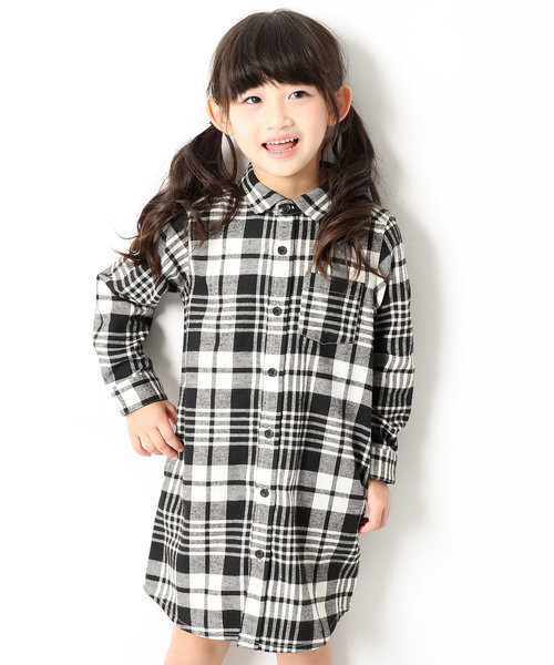 devirock(デビロック)の「ネルチェックワンピース ネルシャツ(ワンピース・キッズ・その他1/その他2/その他3/その他4/その他5/その他6/その他7/その他8/その他9/その他10・110cm/100cm/120cm/130cm/140cm/150cm/160cm)」の5枚目の写真