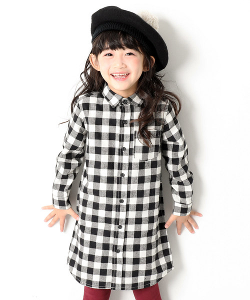 devirock(デビロック)の「ネルチェックワンピース ネルシャツ(ワンピース・キッズ・その他1/その他2/その他3/その他4/その他5/その他6/その他7/その他8/その他9/その他10・110cm/100cm/120cm/130cm/140cm/150cm/160cm)」の8枚目の写真