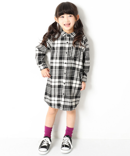 devirock(デビロック)の「ネルチェックワンピース ネルシャツ(ワンピース・キッズ・その他1/その他2/その他3/その他4/その他5/その他6/その他7/その他8/その他9/その他10・110cm/100cm/120cm/130cm/140cm/150cm/160cm)」の12枚目の写真