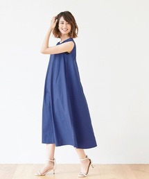 ノースリーブAラインワンピース
