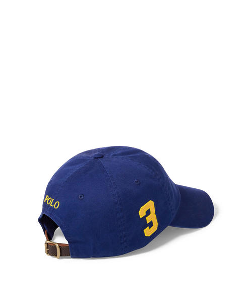 POLO RALPH LAUREN（ポロ ラルフ ローレン）の「コットン チノ ベースボール キャップ（キャップ・メンズ・パープル/グレー/ブルー系9・ONE SIZE）」の7枚目の写真