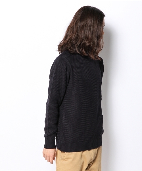 WEGO（ウィゴー）の「WEGO/ポップコーンタートルネックセーター（ニット/セーター・メンズ・オフホワイト/ネイビー/レッド・MEDIUM/LARGE）」の5枚目の写真