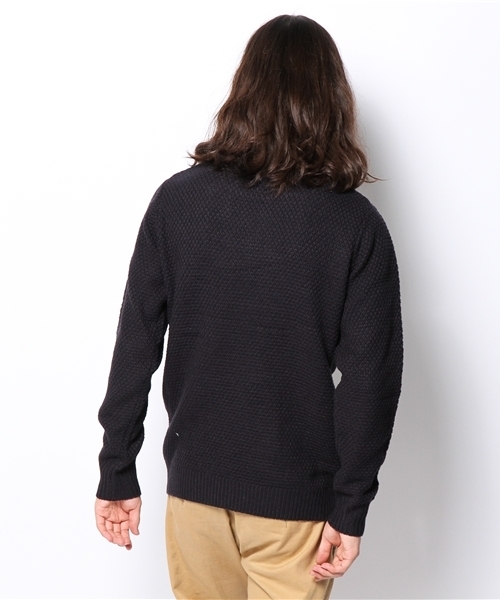 WEGO（ウィゴー）の「WEGO/ポップコーンタートルネックセーター（ニット/セーター・メンズ・オフホワイト/ネイビー/レッド・MEDIUM/LARGE）」の6枚目の写真