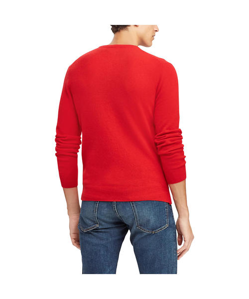 POLO RALPH LAUREN（ポロ ラルフ ローレン）の「ウォッシャブル カシミヤ セーター（ニット/セーター・メンズ・ネイビー/レッド・LARGE/MEDIUM/SMALL/X-SMALL）」の15枚目の写真
