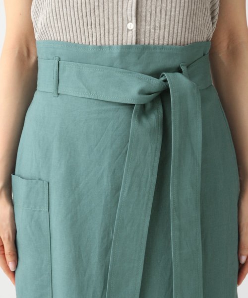 A part by（アパートバイ）の「LVラップフウタックマキシスカート 830959（スカート・レディース・ブラック/ベージュ/ブラウン/ブルー・MEDIUM/LARGE）」の17枚目の写真