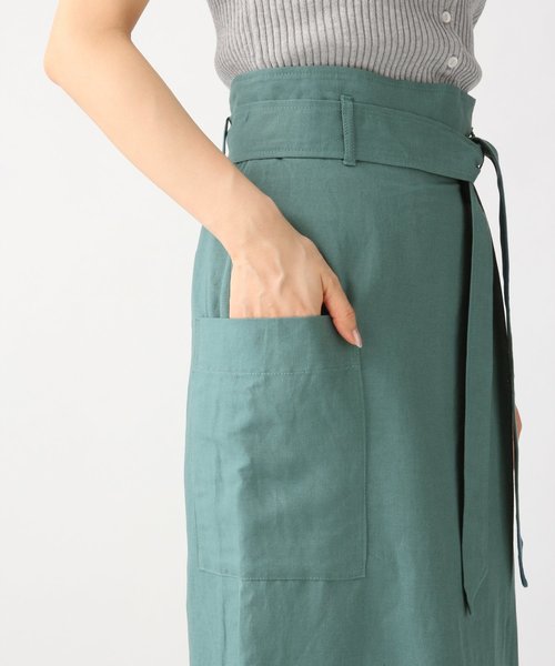 A part by（アパートバイ）の「LVラップフウタックマキシスカート 830959（スカート・レディース・ブラック/ベージュ/ブラウン/ブルー・MEDIUM/LARGE）」の18枚目の写真