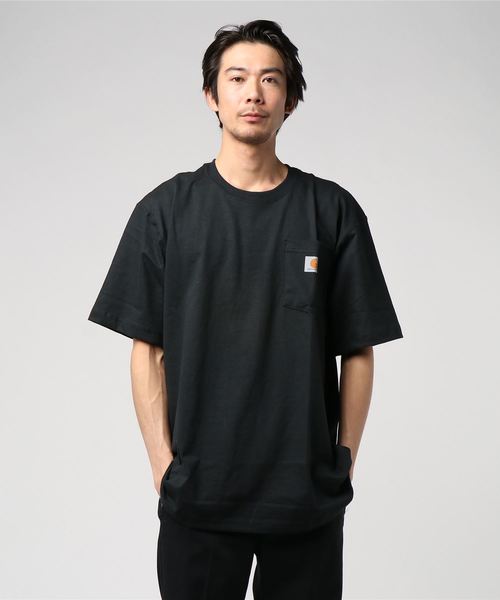 Carhartt(カーハート)の「【 Carhartt / カーハート 】 ワーカー ポケットTシャツ 半袖 Worker Pocket SS Tshirt K87(Tシャツ/カットソー・メンズ・ホワイト/ブラック/ネイビー/ヘザーグレー/グレー系その他・S/M/L/XL)」の10枚目の写真
