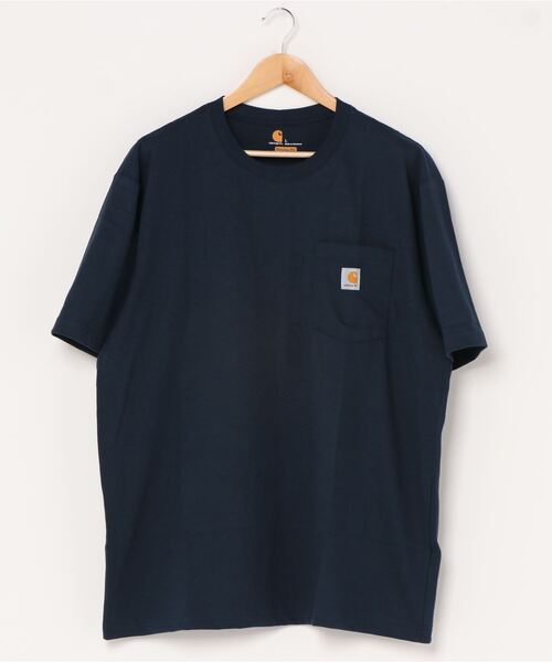 Carhartt(カーハート)の「【 Carhartt / カーハート 】 ワーカー ポケットTシャツ 半袖 Worker Pocket SS Tshirt K87(Tシャツ/カットソー・メンズ・ホワイト/ブラック/ネイビー/ヘザーグレー/グレー系その他・S/M/L/XL)」の11枚目の写真