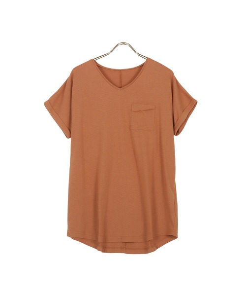 KOBE LETTUCE（コウベレタス）の「[ ASELEAR ]選べる2タイプ 汗染み防止ゆるTシャツ（Tシャツ/カットソー・レディース・オフホワイト/ブルー系その他/その他/グレー/ベージュ/ブラック/チャコールグレー/グレイッシュベージュ/ネイビー/ネイビー系1/ベージュ系/グレー系/ホワイト系/ベージュ系1/グレー系1/ネイビー系/ホワイト系1/オレンジ系1/オレンジ系・FREE/2/1）」の18枚目の写真