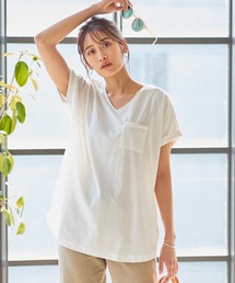 [ ASELEAR ]選べる2タイプ 汗染み防止ゆるTシャツ