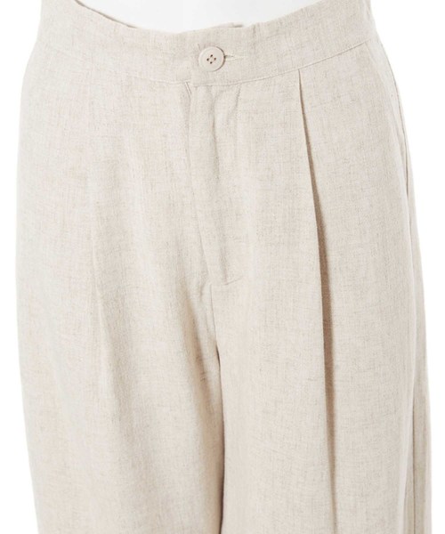 fifth（フィフス）の「ナチュラルリネンワイドパンツ（その他パンツ・レディース・ホワイト/アイボリー/ブラウン/カーキ・MEDIUM/LARGE/SMALL）」の12枚目の写真