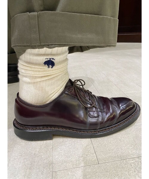 BROOKS BROTHERS（ブルックスブラザーズ）の「GF コットンブレンド クルーソックス（ソックス/靴下・メンズ・カーキ/グリーン/イエロー/ライトグレー/ライトベージュ/グレー/ネイビー/オリーブ/アイボリー・ONESIZE）」の10枚目の写真