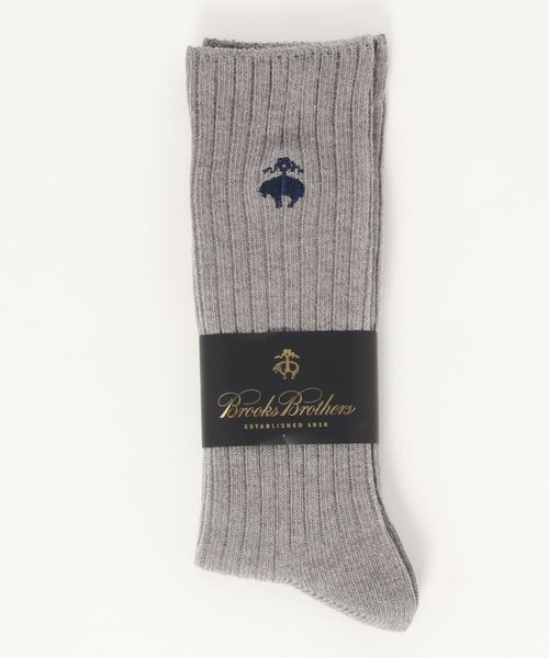 BROOKS BROTHERS（ブルックスブラザーズ）の「GF コットンブレンド クルーソックス（ソックス/靴下・メンズ・カーキ/グリーン/イエロー/ライトグレー/ライトベージュ/グレー/ネイビー/オリーブ/アイボリー・ONESIZE）」の13枚目の写真