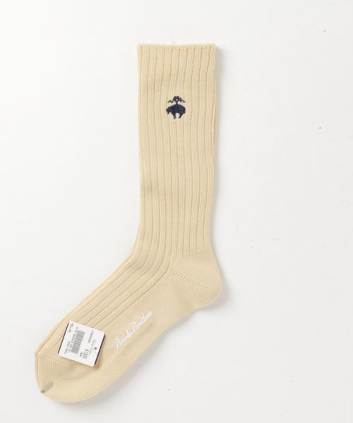 BROOKS BROTHERS（ブルックスブラザーズ）の「GF コットンブレンド クルーソックス（ソックス/靴下・メンズ・カーキ/グリーン/イエロー/ライトグレー/ライトベージュ/グレー/ネイビー/オリーブ/アイボリー・ONESIZE）」の19枚目の写真