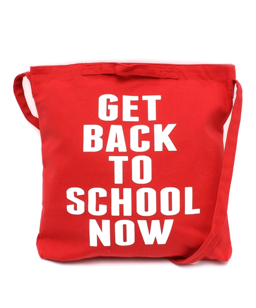 WEGO（ウィゴー）の「WEGO/スクールロゴキャンバスショルダーバッグ（ショルダーバッグ・メンズ・ホワイト/ブラック/ネイビー/レッド・FREE）」の4枚目の写真