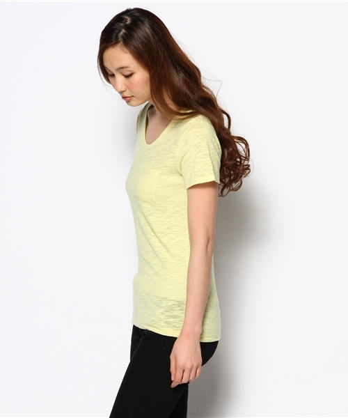 B:MING by BEAMS（ビーミングバイビームス）の「○ビーミング by ビームス / 半袖ベーシックT（Tシャツ/カットソー・レディース・ホワイト/ライトグレー/オレンジ/イエロー・ONE SIZE）」の7枚目の写真