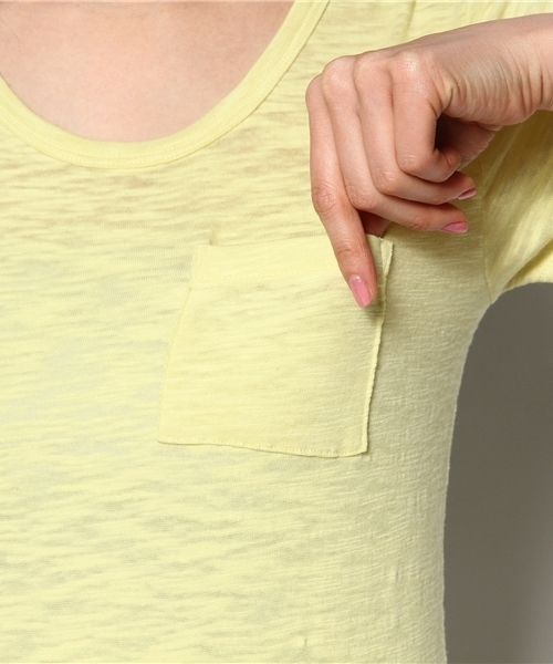 B:MING by BEAMS（ビーミングバイビームス）の「○ビーミング by ビームス / 半袖ベーシックT（Tシャツ/カットソー・レディース・ホワイト/ライトグレー/オレンジ/イエロー・ONE SIZE）」の5枚目の写真