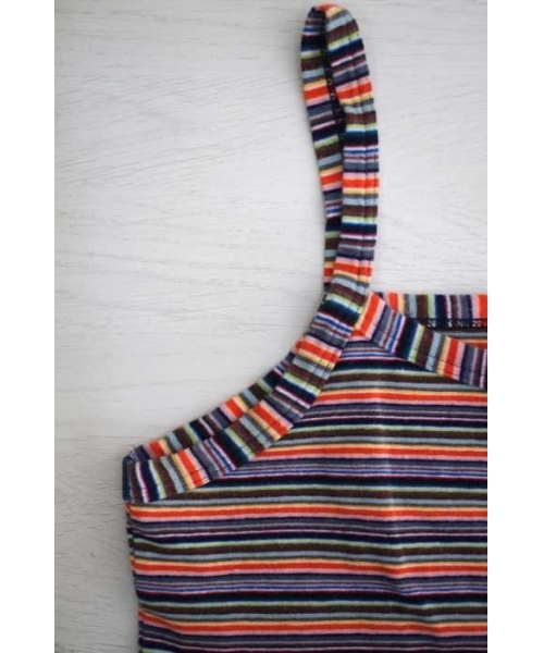 90s Old stussy ステューシー ボーダーキャミソール 美品】stussy ステューシー ボーダーキャミソール 人気 入手困難