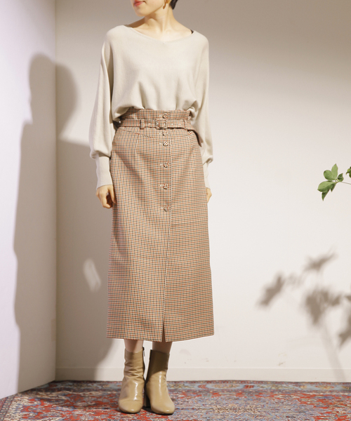 Tiara（ティアラ）の「ドルマンニット（ニット/セーター・レディース・ブラック/グリーン/ラベンダー/ライトベージュ・FREE）」の7枚目の写真