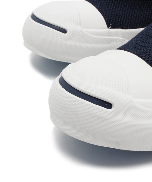 CONVERSE（コンバース）の「JACK PURCELL COTTON-MESH SLIP-ON/ジャックパーセル コットンメッシュ スリップオン（スニーカー・メンズ・ネイビー/ホワイト・8/8.5/6.5/4/7.5/4.5/9.5/3.5/5.5/9/6/10.5/5/7）」の6枚目の写真